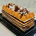 Tronco capas de chocolate mixtas
