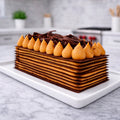 Tronco capas de chocolate